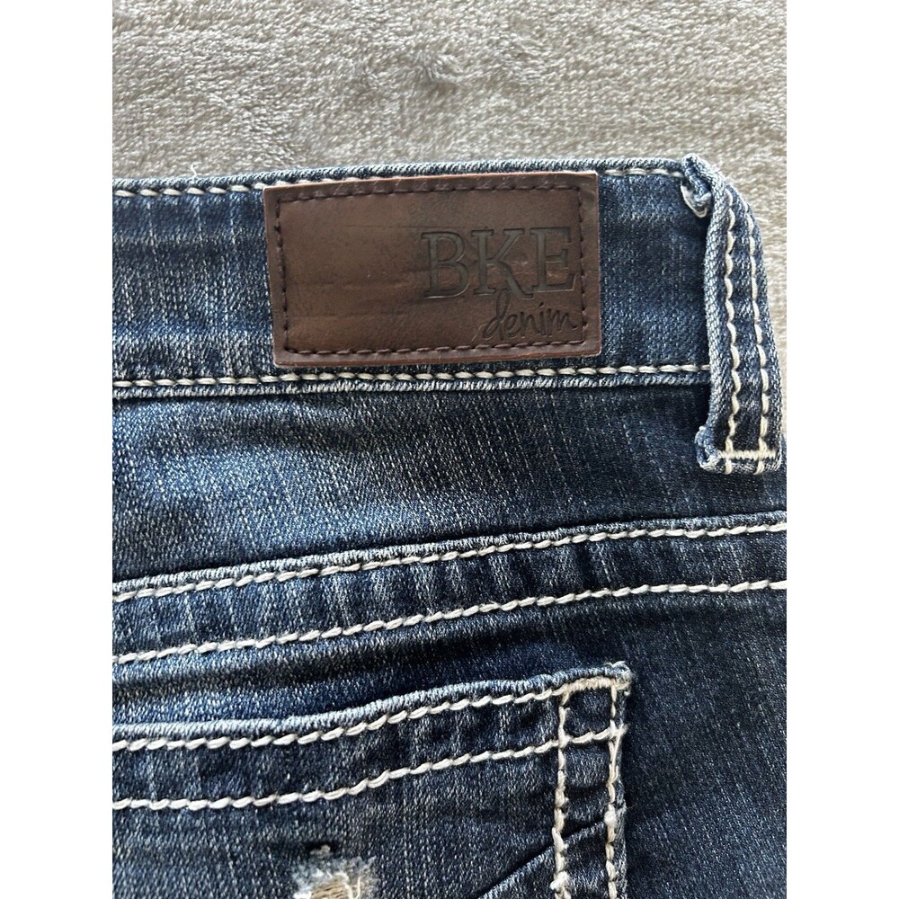 BKE Women's Payton Jeans Mid-Rise, Straight Leg, Denim Size 28 Regular - Picture 10 of 11